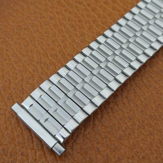 22mm 20mm Speidel Vintage Wide Stainless Steel Short Expansion nos Watch Band