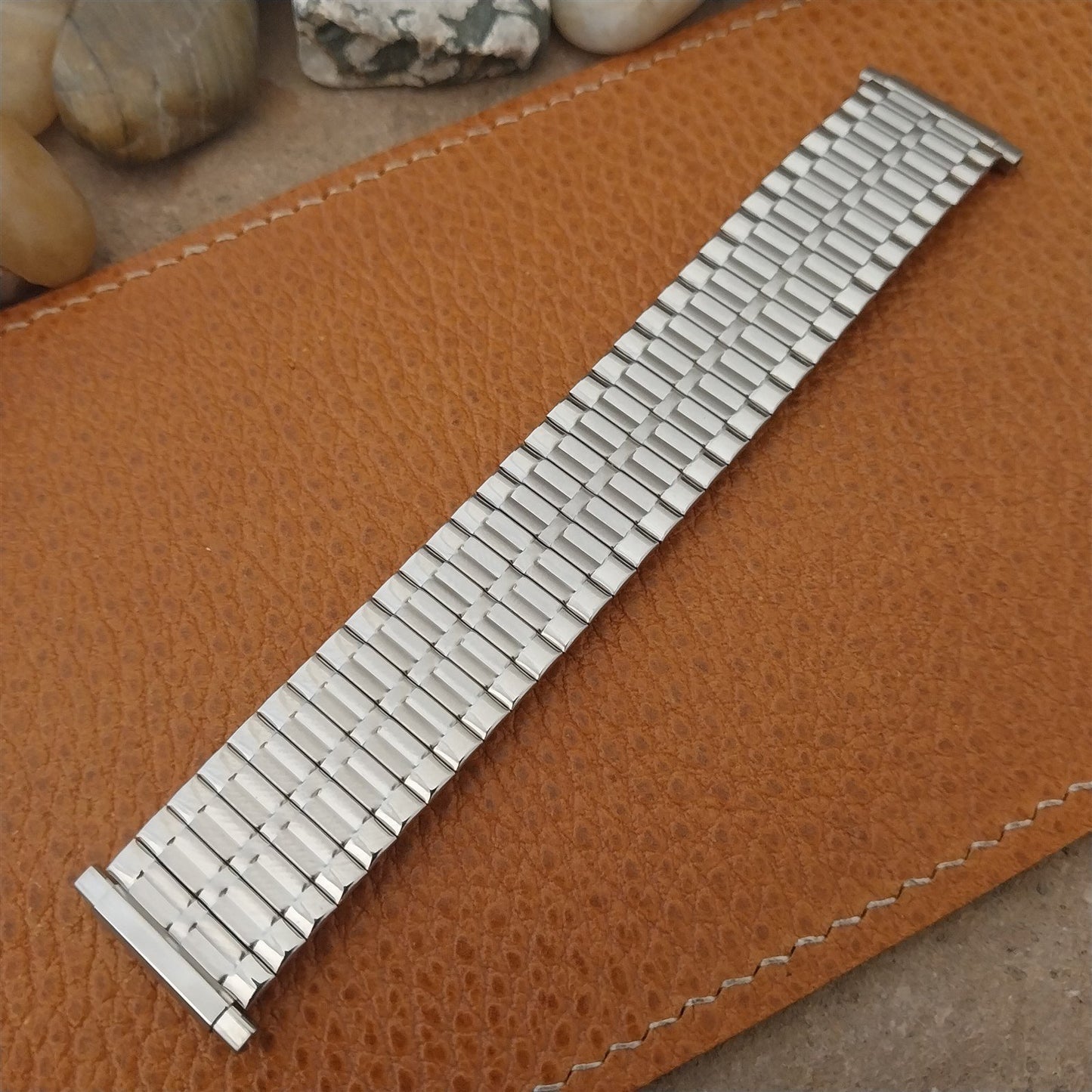 22mm 20mm Speidel Vintage Wide Stainless Steel Short Expansion nos Watch Band