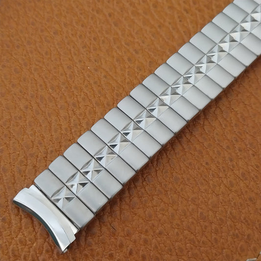 1960s Vintage Duchess 17.2mm Stainless Steel Unused Classic Stretch Watch Band