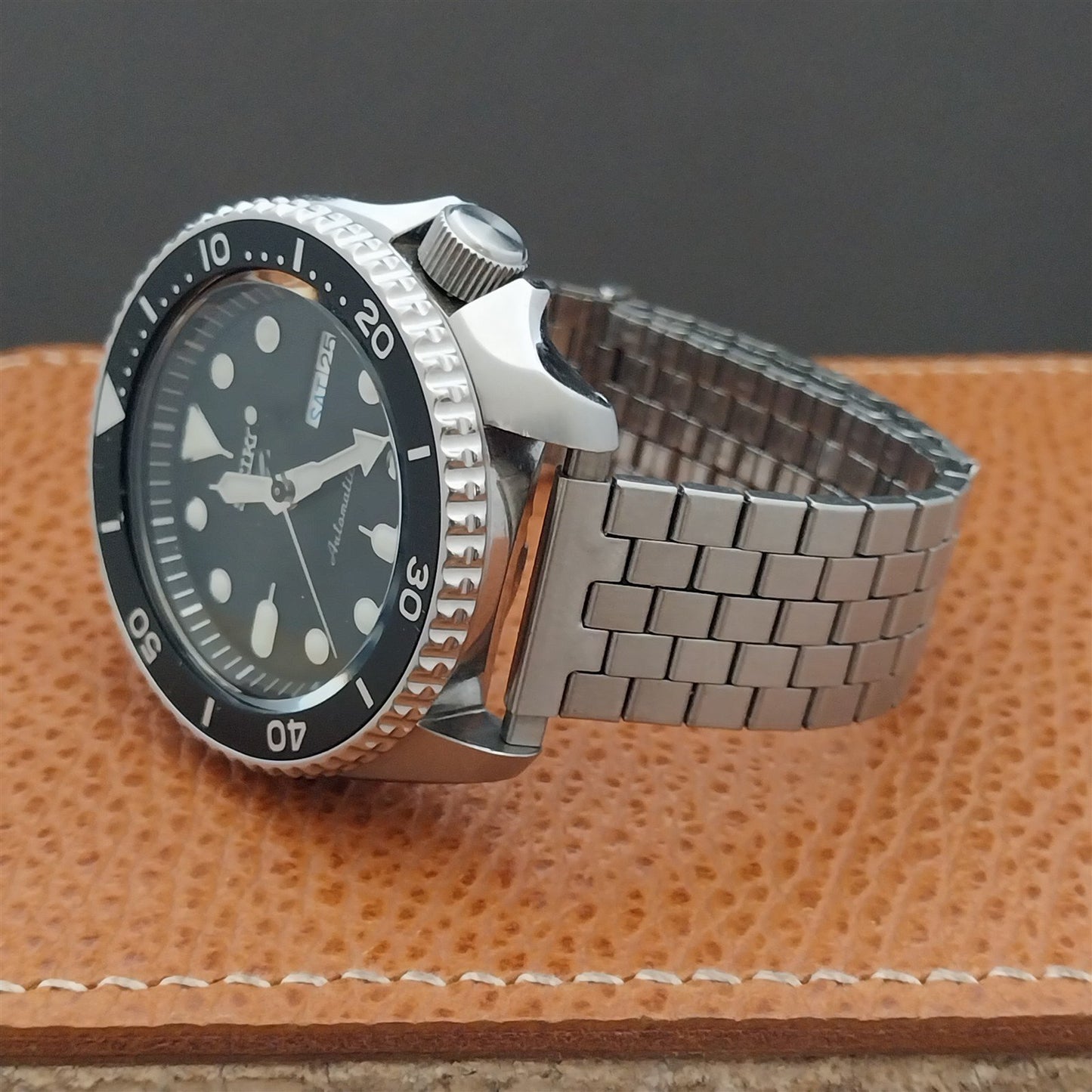 18mm 19mm 22mm Stainless Steel Stretch Expansion Overlap Unused 1980s Watch Band