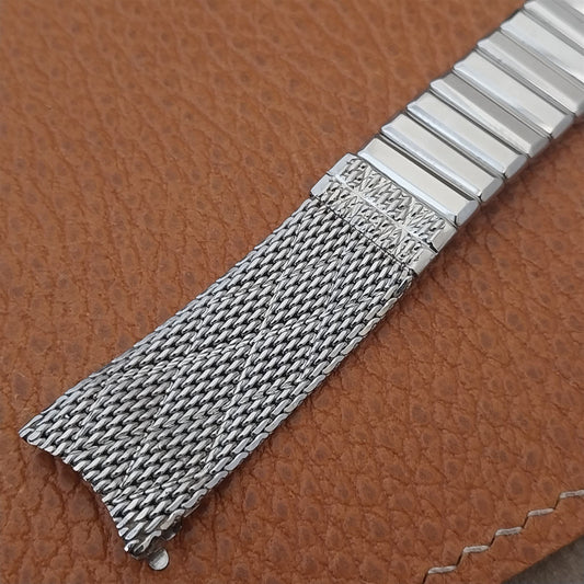 Vintage Stainless Steel Mesh 17.2mm Kreisler Unused Classic Stretch Watch Band