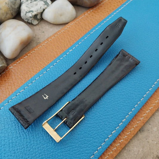 18mm 1970s Vintage Bulova Accutron Hi-Fi Rubber nos Unused Classic Watch Band