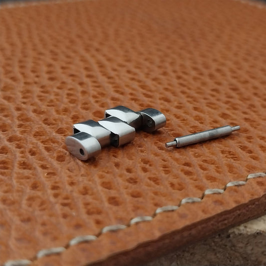1 JB Champion Stainless Steel Brick LINK for 1960s Vintage Watch Band