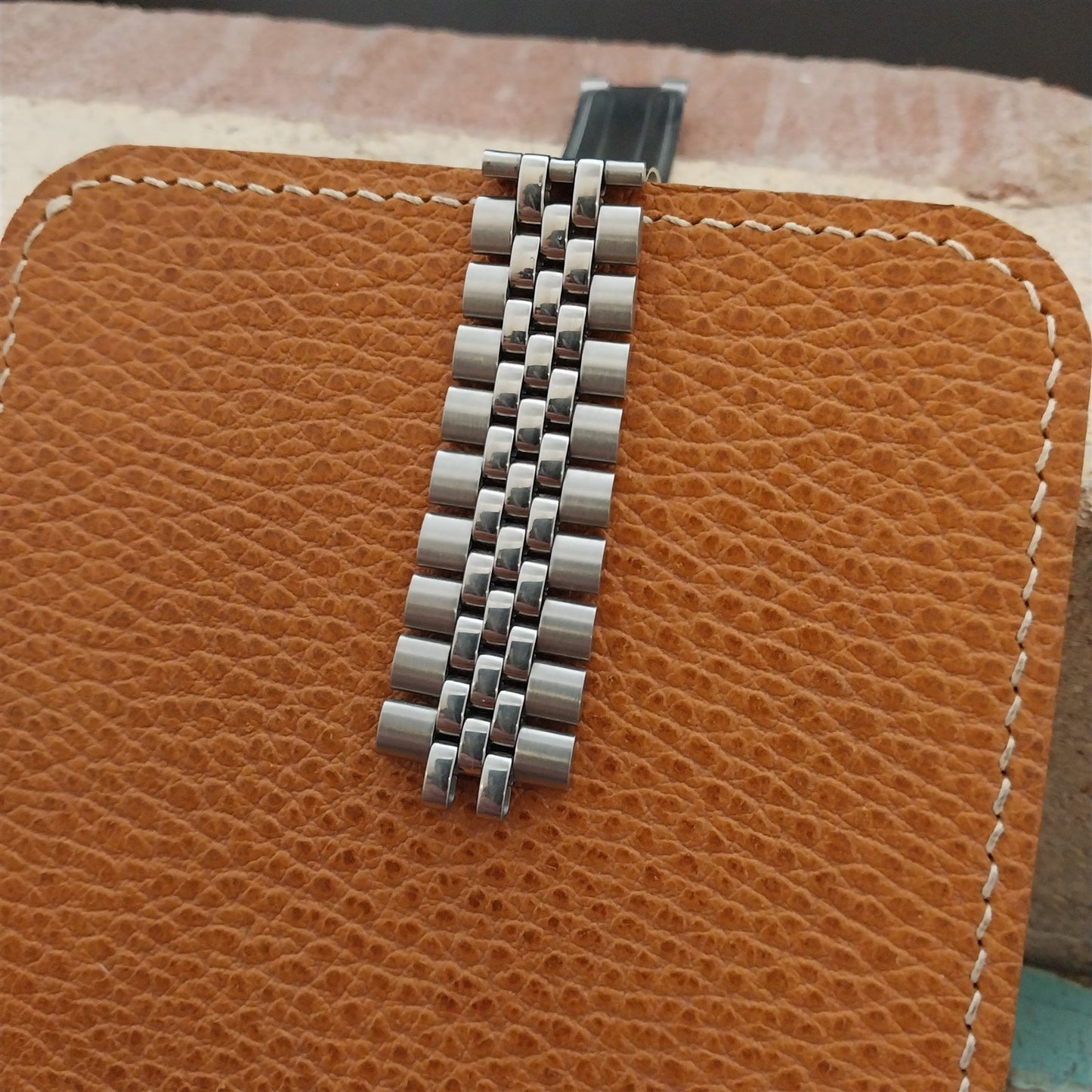 Rolex Jubilee Stainless Steel Vintage Watch Band Oval link Set & Clasp