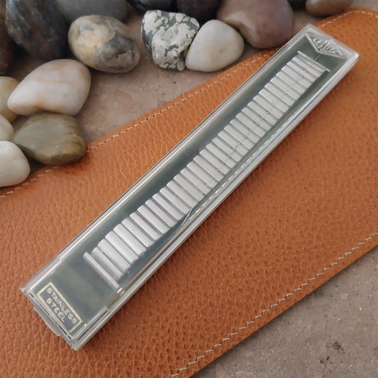 16mm 18mm 19mm Classic 1960s Vintage Lenox Stainless Stretch Unused Watch Band