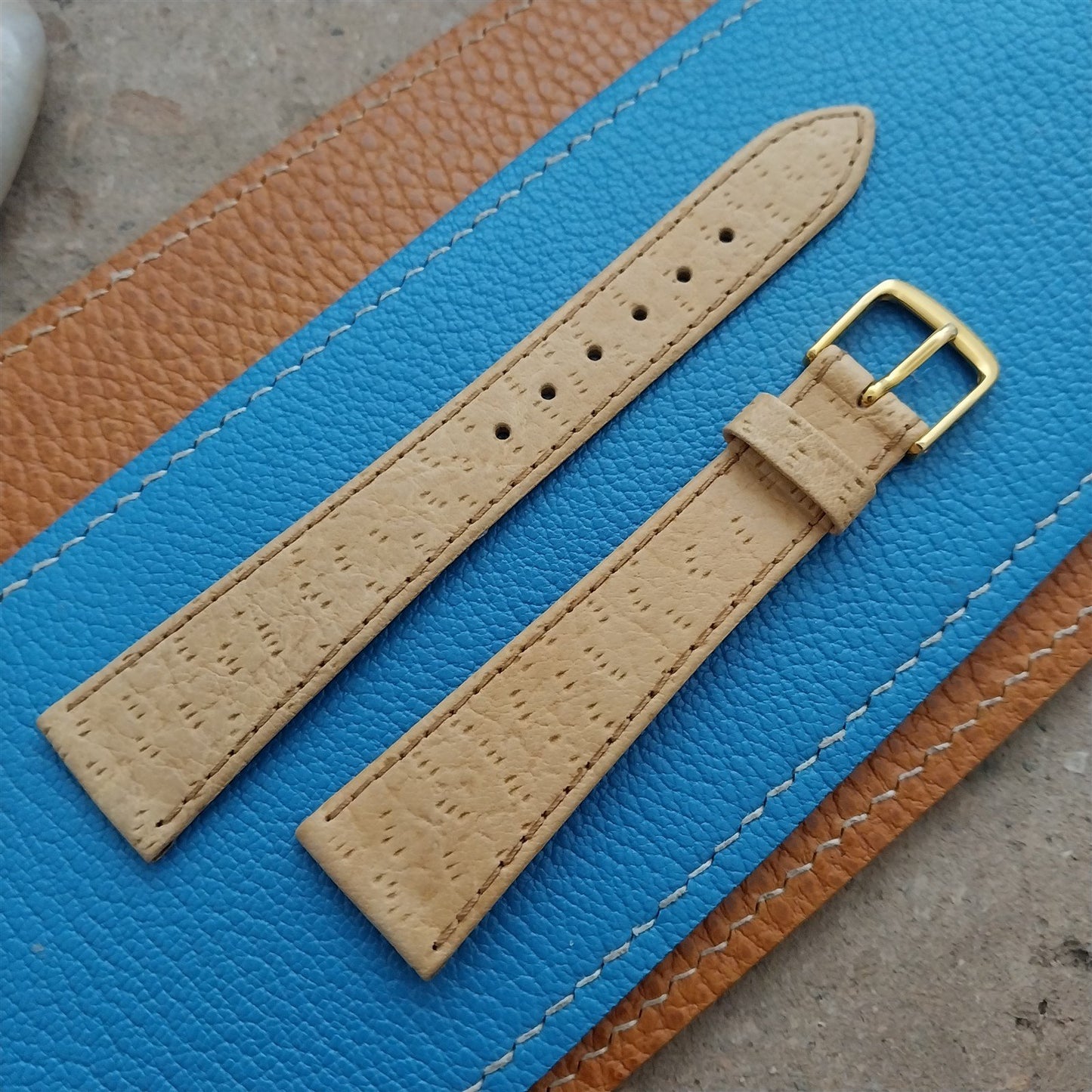 19mm Vintage Speidel German Boar Grain Classic Tapered 19/14 Unused Watch Band