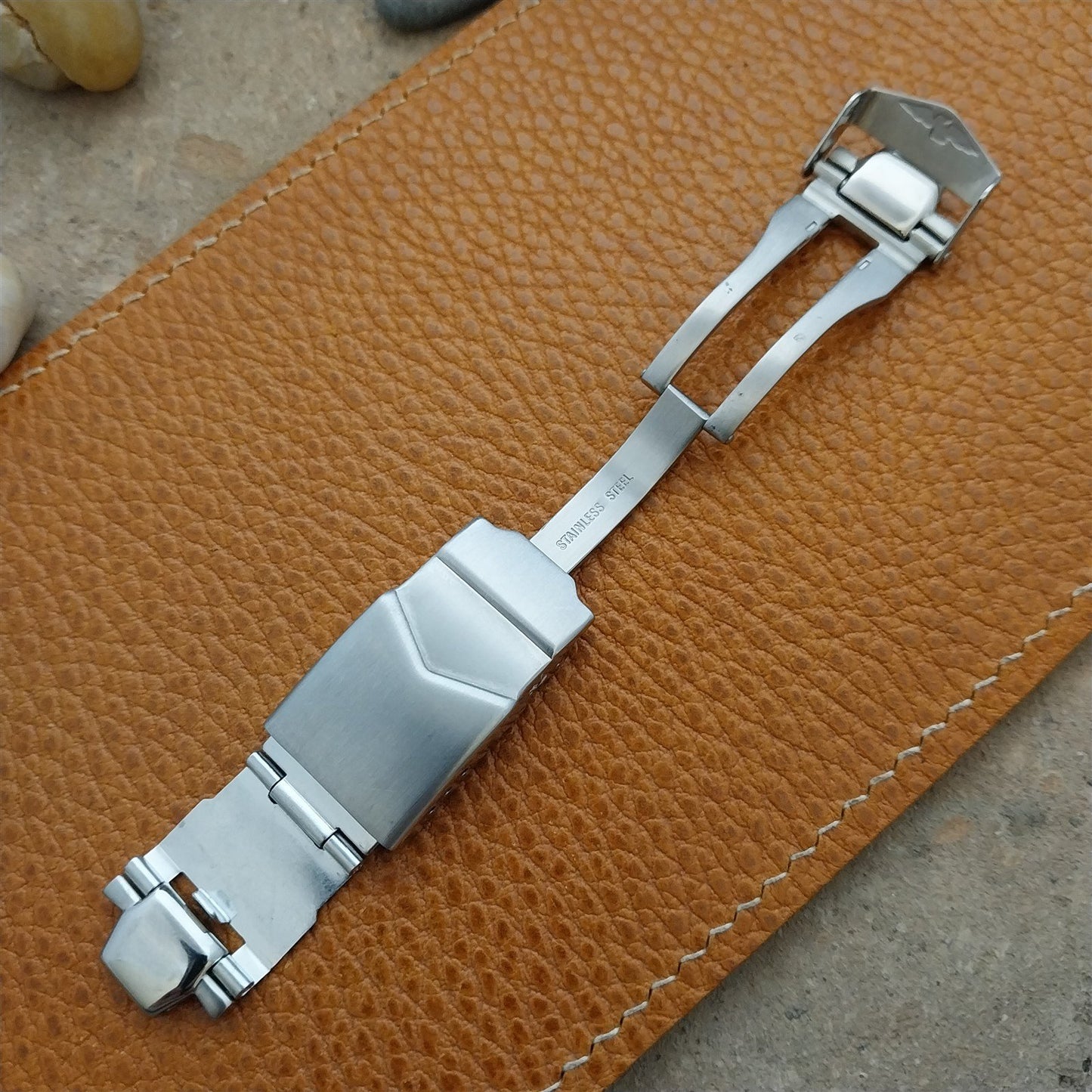 Mens Sector Stainless Steel Watch Band Deployant Diver Extension Buckle