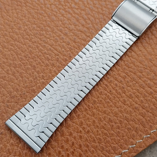 19mm Stainless Steel JB Champion 1960s 1970s Unused Vintage Watch Band