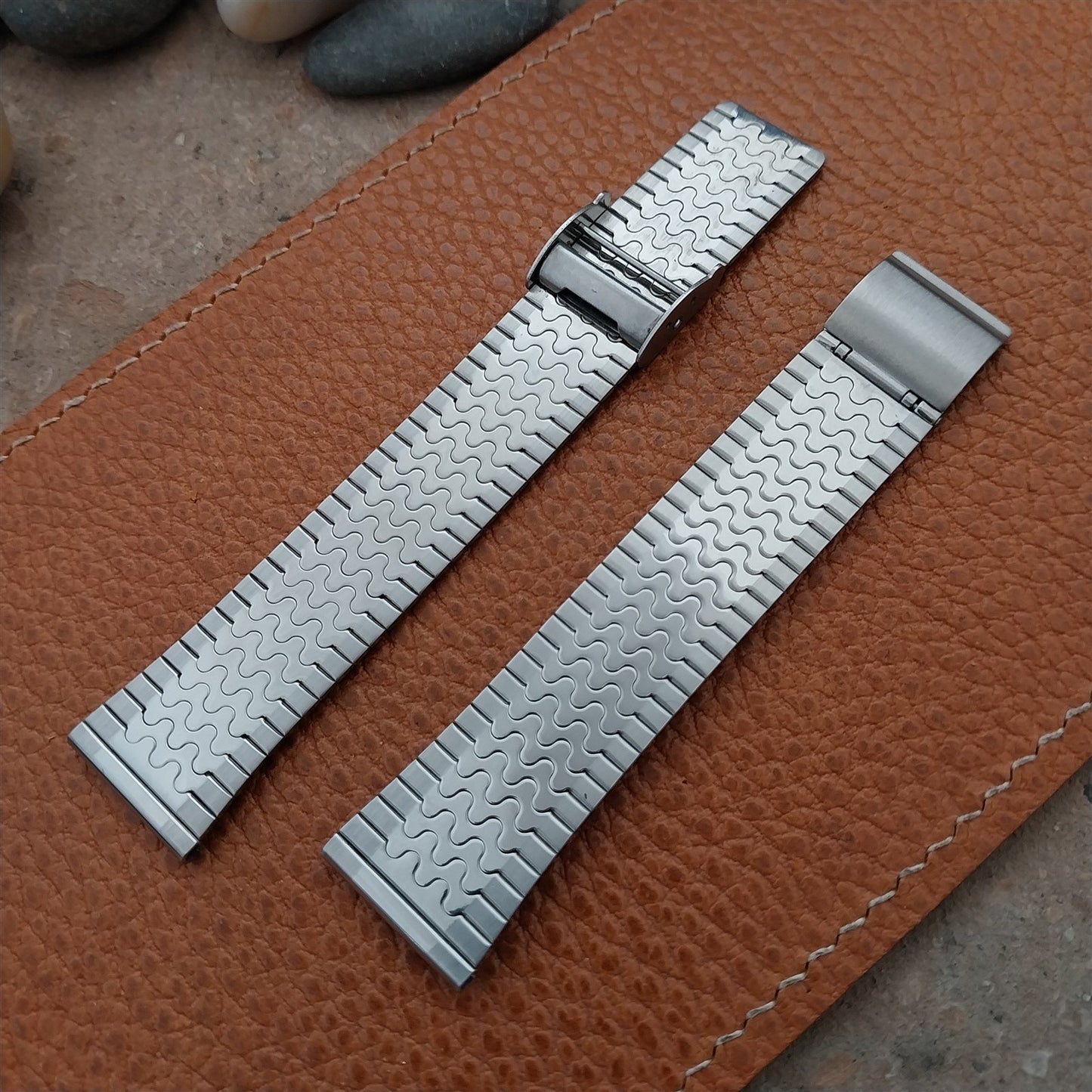 19mm Stainless Steel JB Champion 1960s 1970s Unused Vintage Watch Band