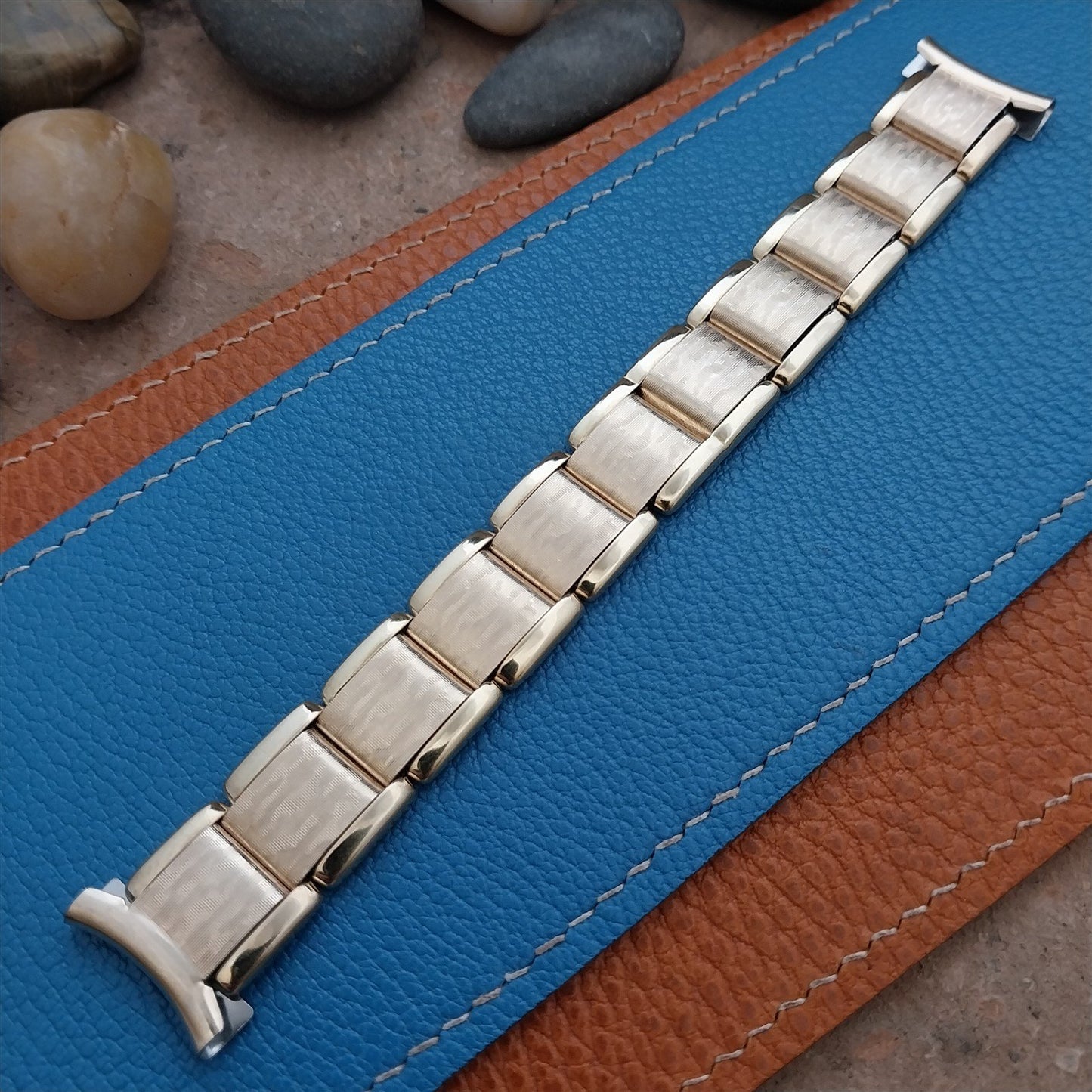 Vintage 20mm 19mm 17mm Yellow Gold RGP Kiefer-Cadman Unused 1960s Watch Band