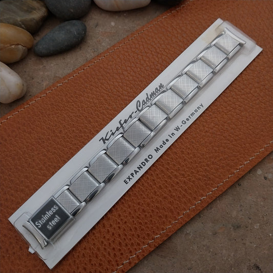 Vintage 5/8" Kiefer Cadman Expandro Stainless Classic Stretch Unused Watch Band