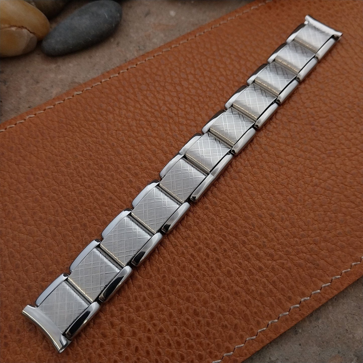 Vintage 5/8" Kiefer Cadman Expandro Stainless Classic Stretch Unused Watch Band