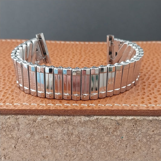 Vintage 19mm 18mm 16mm Lenox Classic Stainless Stretch Unused 1960s Watch Band