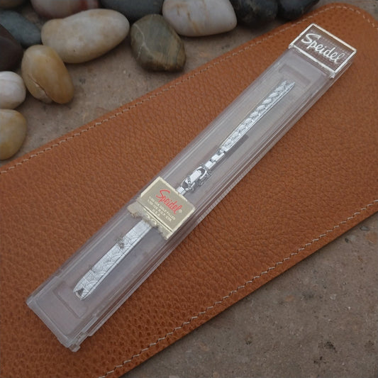 Vintage Ladies 10k White RGP Speidel Capistrano 1960s Unused Cocktail Watch Band