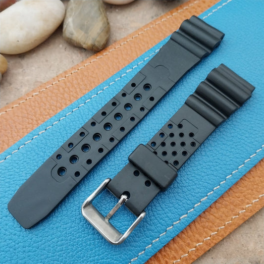 20mm Black Pro-Diver Unused Dive Watch Strap