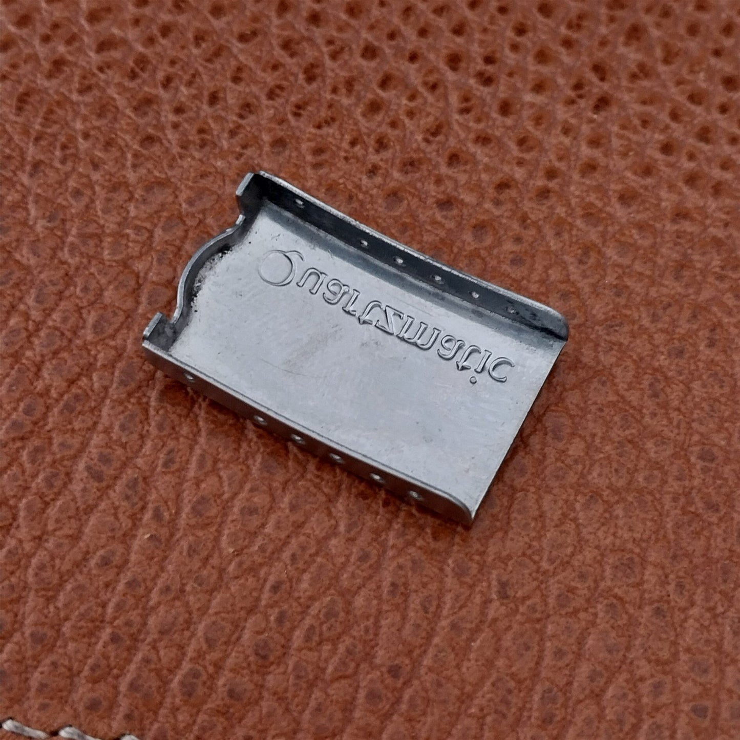 Vintage Quartzmatic Stainless Steel NOS Classic 1970s Unused Watch Band Clasp