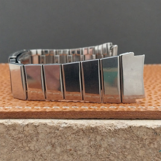 1970s Vintage Timex Stainless Steel 19mm Unused Classic Watch Band