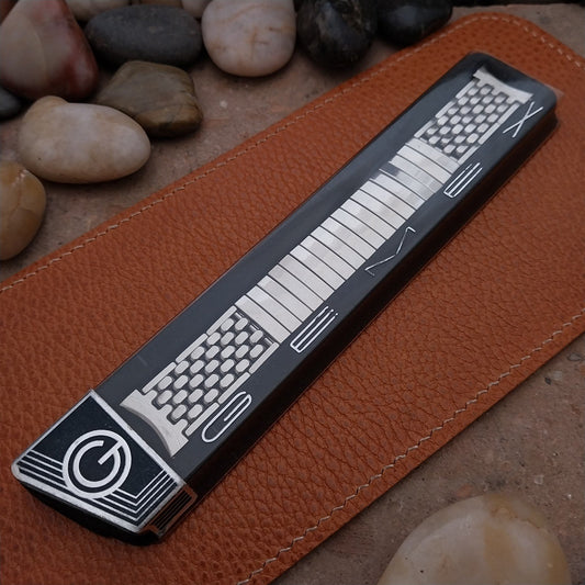 Vintage 19mm 18mm 17mm Stainless Steel Wide Rice Beads Gemex Unused Watch Band