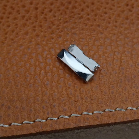 1 Lenox Snap-O-Mat Stainless Steel Unused LINK add 4mm to Vintage Watch Band