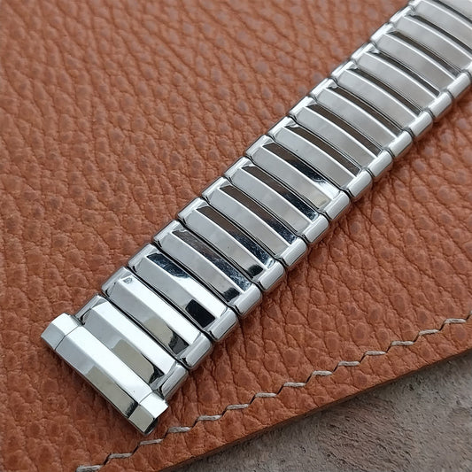 Stainless JB Champion Edgecombe 19mm 18mm 17.2mm NOS 1950s Vintage Watch Band