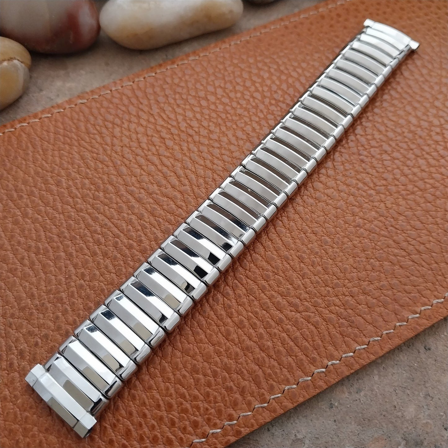 Stainless JB Champion Edgecombe 19mm 18mm 17.2mm NOS 1950s Vintage Watch Band