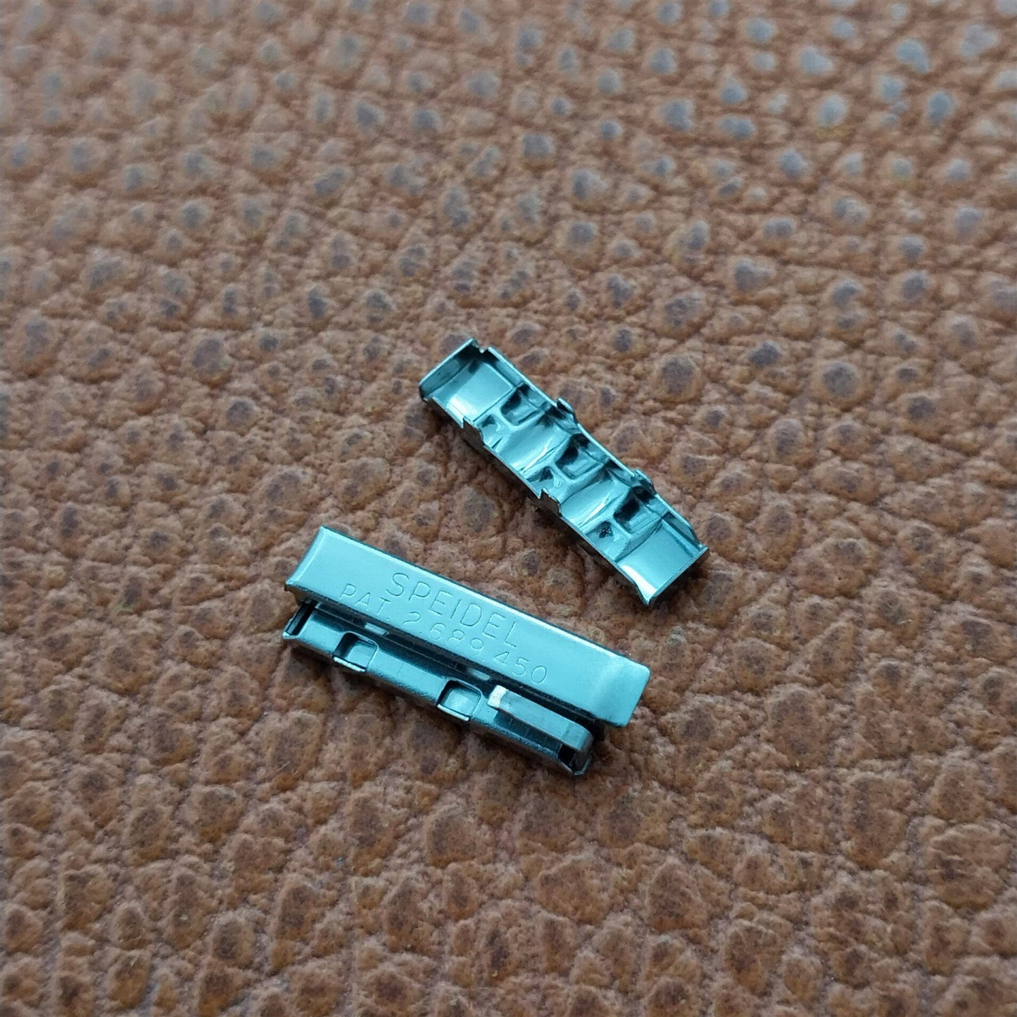 Speidel Tempest Rice Beads Stainless Steel Link Add Length to Vintage Watch Band