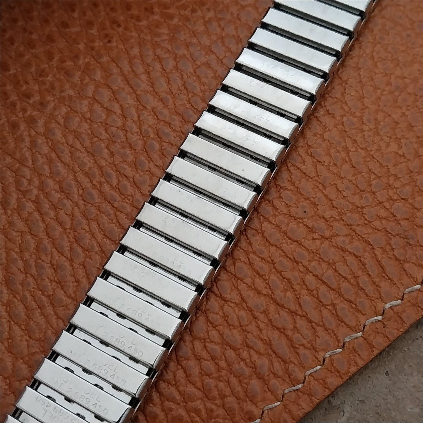 Vintage 19mm 18mm 16mm 1968 Speidel Riptide Stainless Steel Unused Watch Band