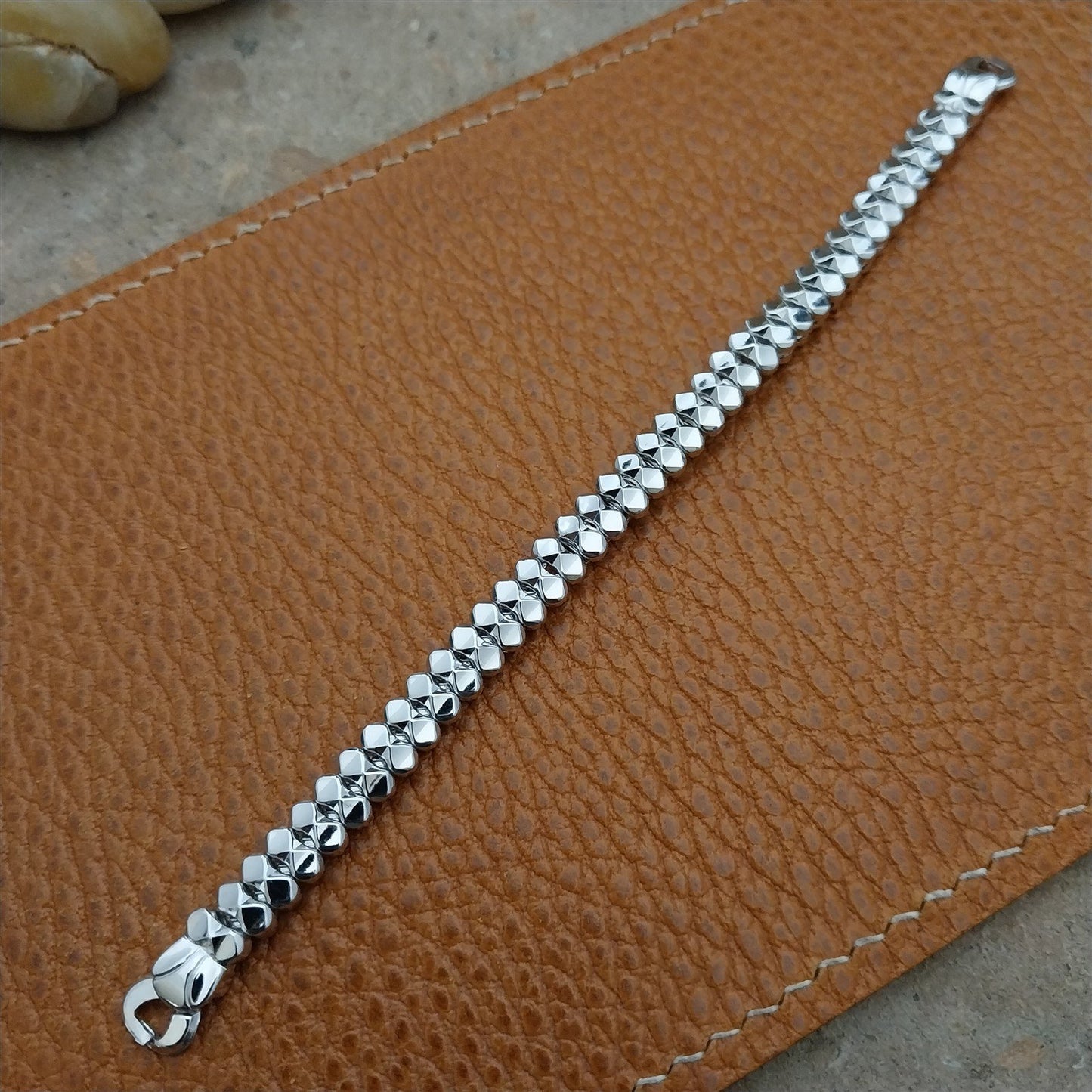 1950s Vintage JB Champion White Gold Filled Unused Ladies Cocktail Watch Band