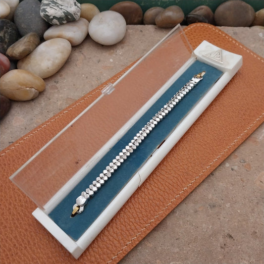 1950s Vintage JB Champion White Gold Fill NOS Unused Ladies Cocktail Watch Band