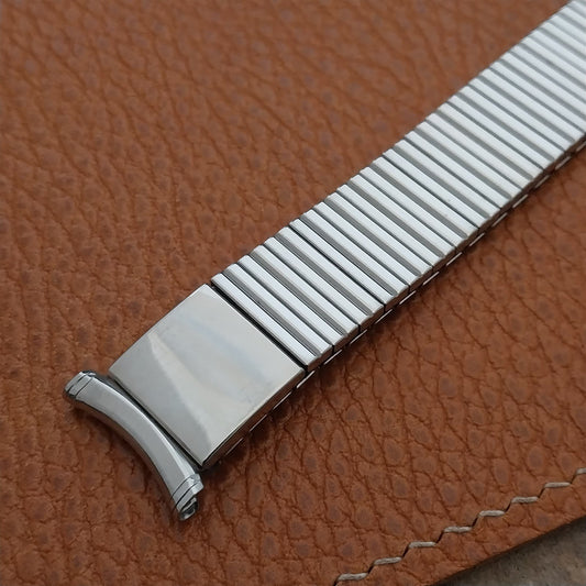 Vintage 16mm 18mm 19mm Speidel Linesman Engravable Emblem Unused Watch Band