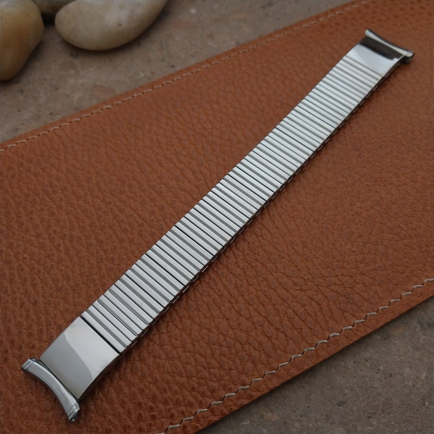 Vintage 16mm 18mm 19mm Speidel Linesman Engravable Emblem Unused Watch Band