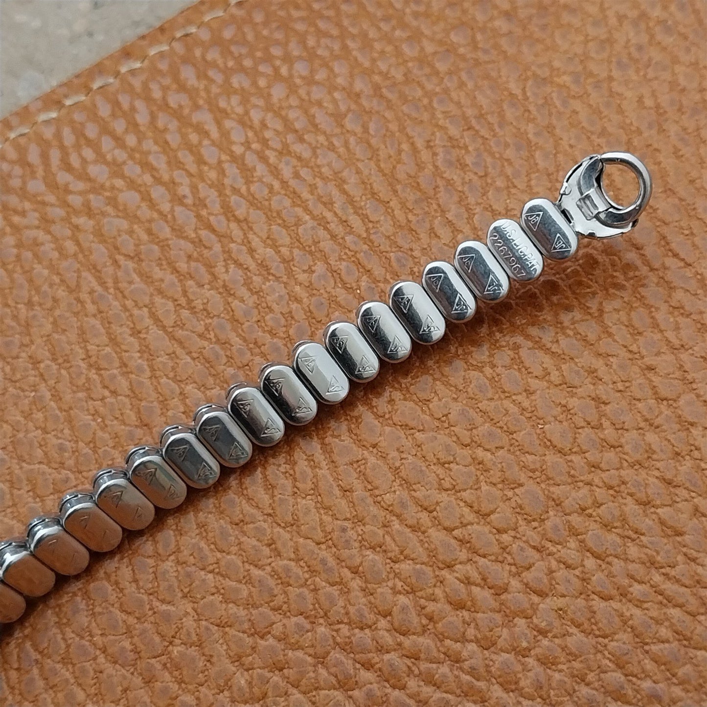 Vintage White Gold-Filled Ladies JB Champion Unused 1950s Cocktail Watch Band