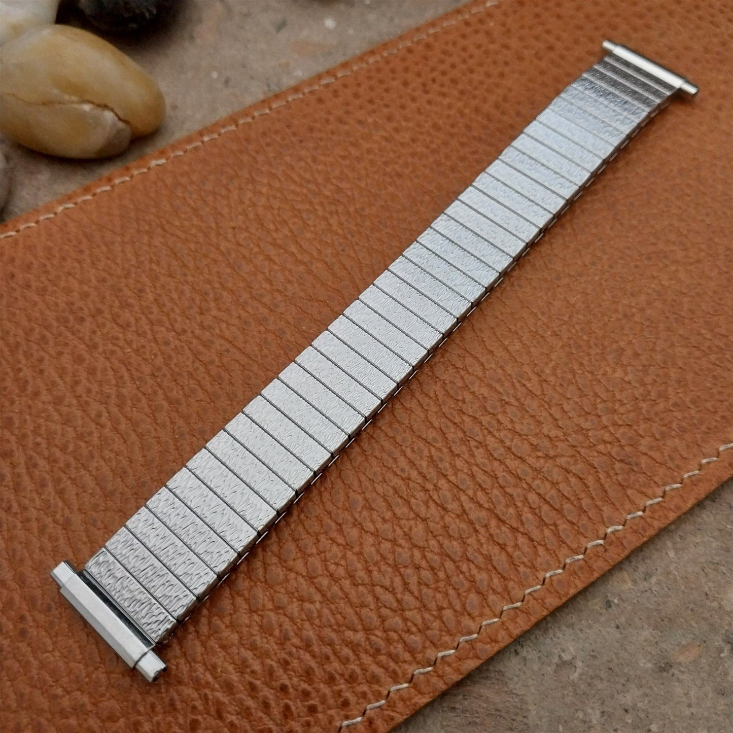 Vintage 18mm 19mm 20mm JB Champion Stainless Steel Expansion Unused Watch Band