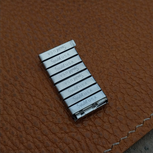 7 Unused Speidel Twistoflex Atlantis Stainless Steel Vintage Watch Band Links