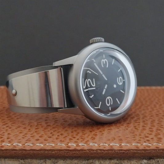 Military Style Field Watch & Don Juan Service Model Stainless Steel Cuff