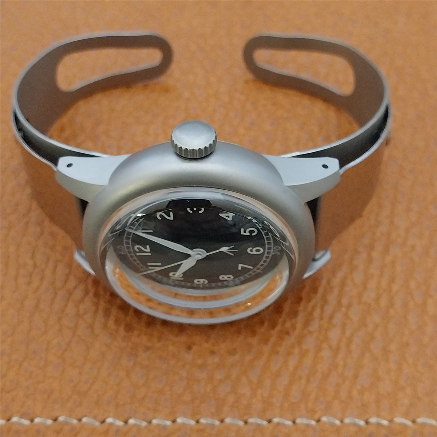 Military Style Field Watch & Don Juan Service Model Stainless Steel Cuff