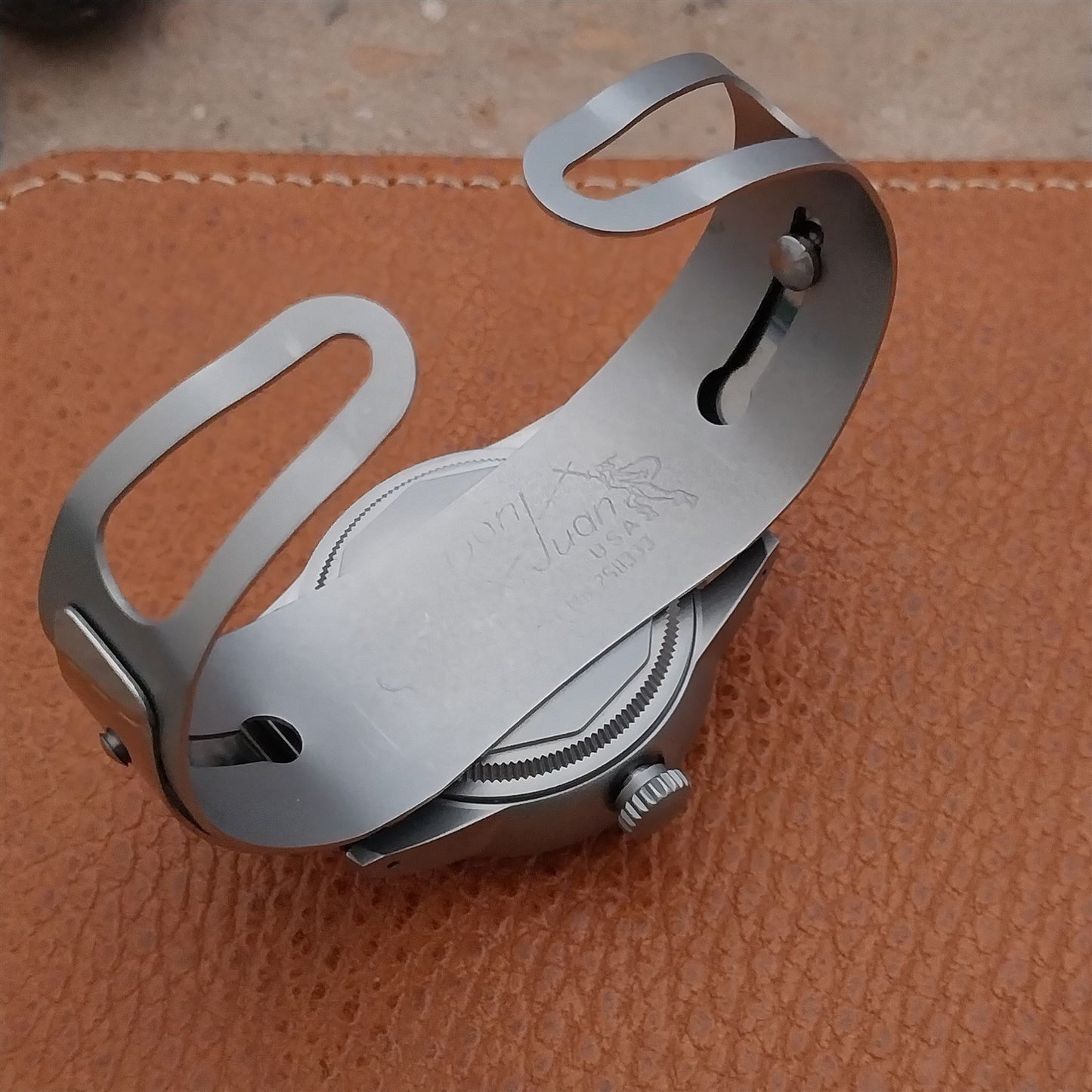 Military Style Field Watch & Don Juan Service Model Stainless Steel Cuff