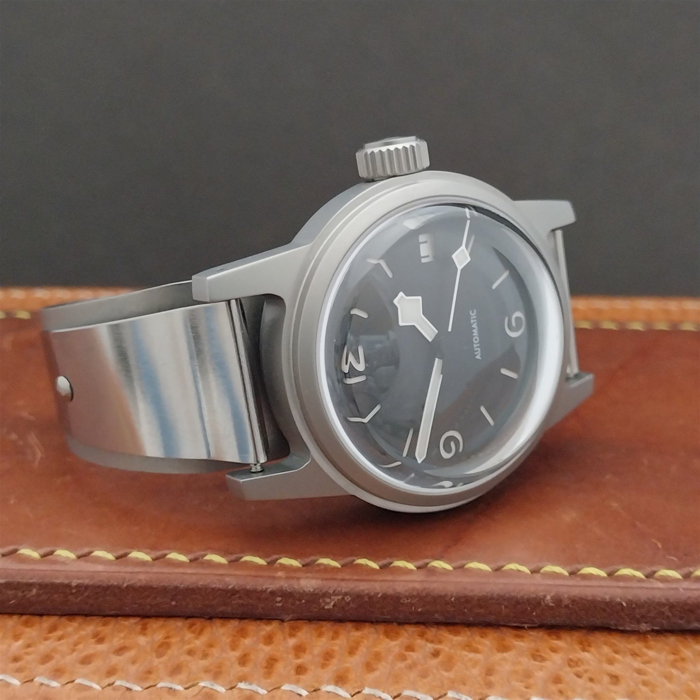 Military Style Field Watch & Don Juan Service Model Stainless Steel Cuff