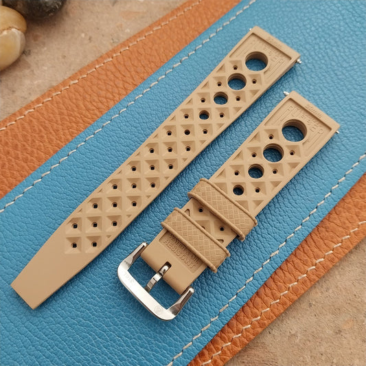 NSA 20mm Skindiver Tropical GT Rally Diver Desert Tan Watch Strap