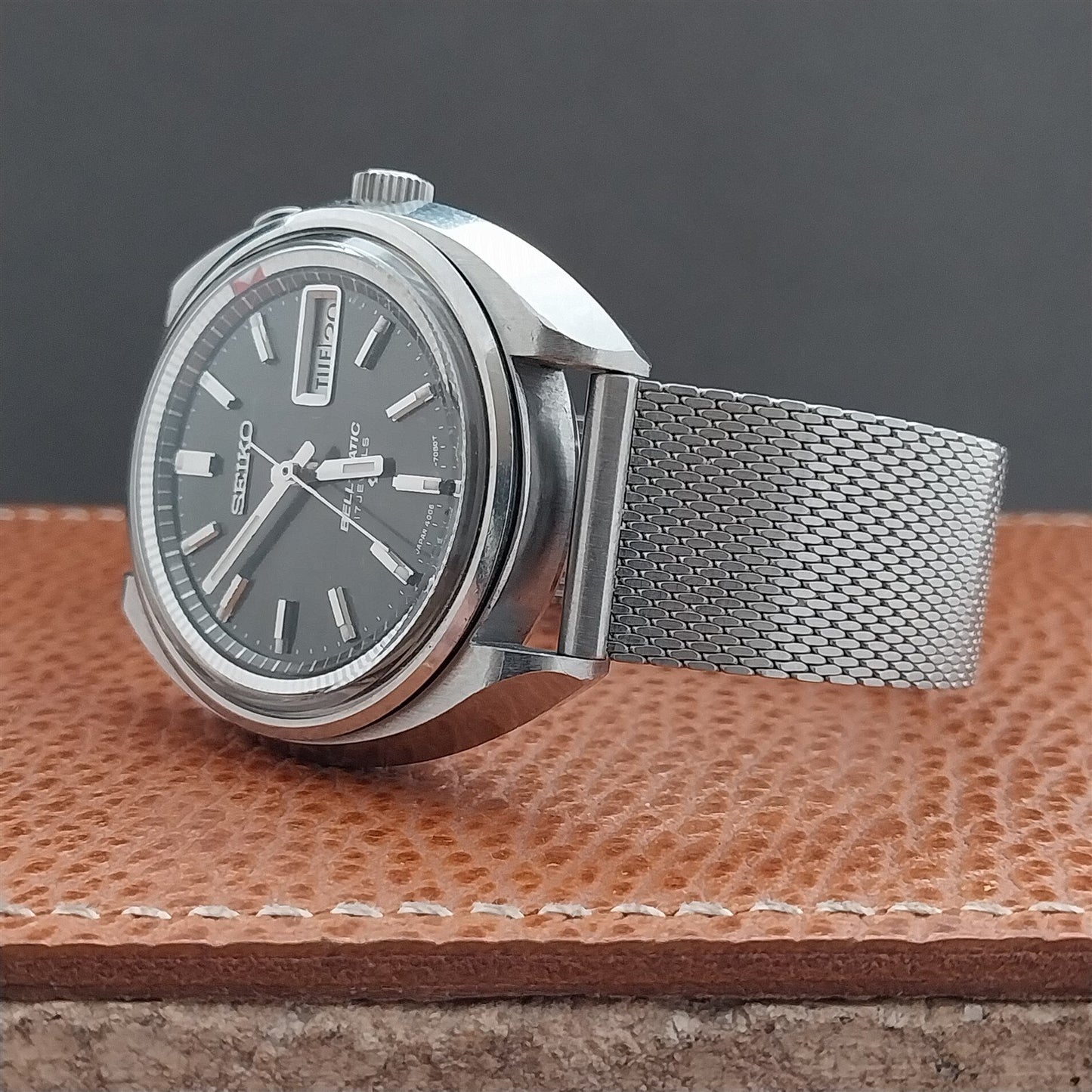 18mm Stainless Steel Mesh STL Stelux 1960s-1970s Unused Vintage Watch Band