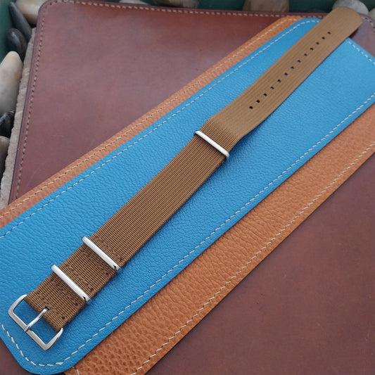 22mm Ribbed Black Nylon Classic G10 MoD Watch Strap