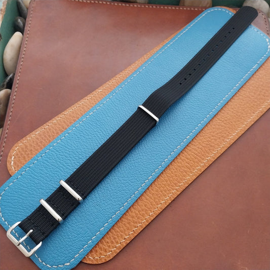 18mm Ribbed Gray Nylon Classic NATO G10 MoD Watch Strap