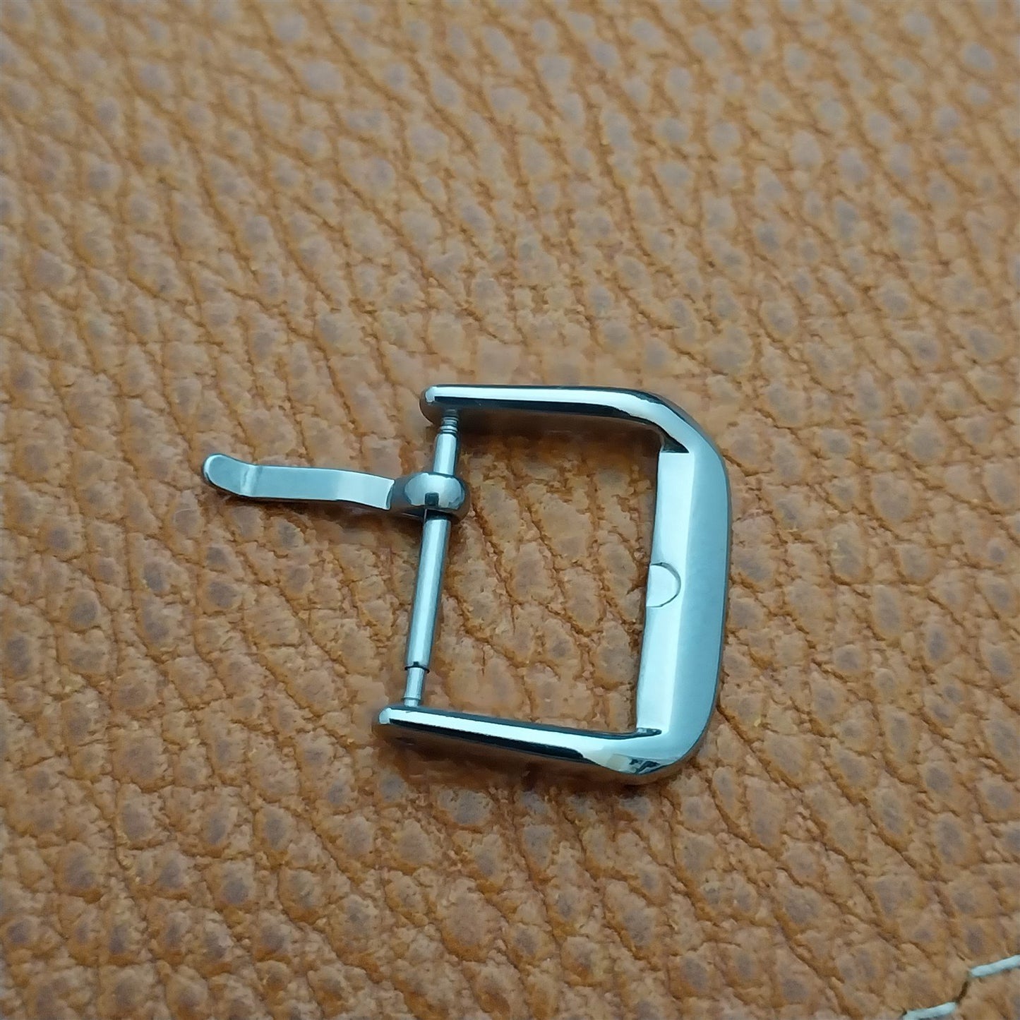 16mm High Quality Polished Stainless Steel Watch Band Buckle