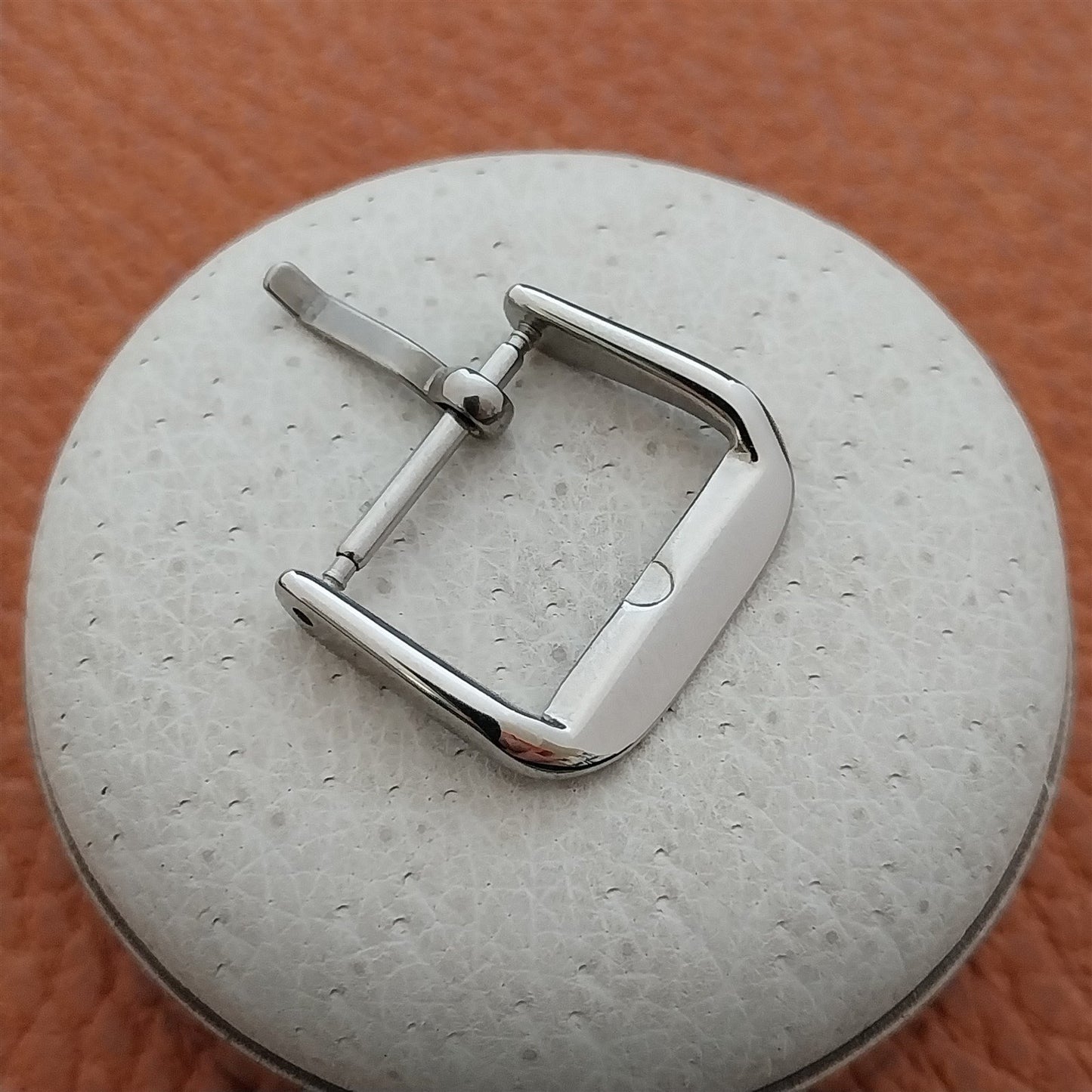 16mm High Quality Polished Stainless Steel Watch Band Buckle