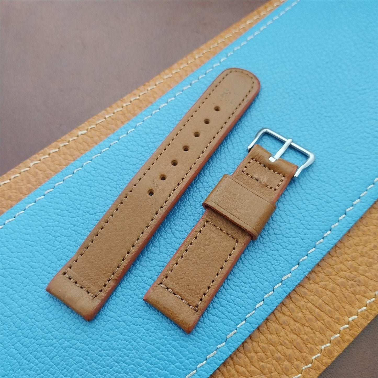 5/8" Unpadded Gemex Short Calf & Elgin Buckle A-11 Watch Strap