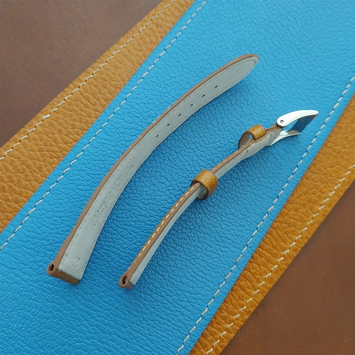 20mm Fleurus France Pigskin Slim Tapered 20/16 Watch Strap