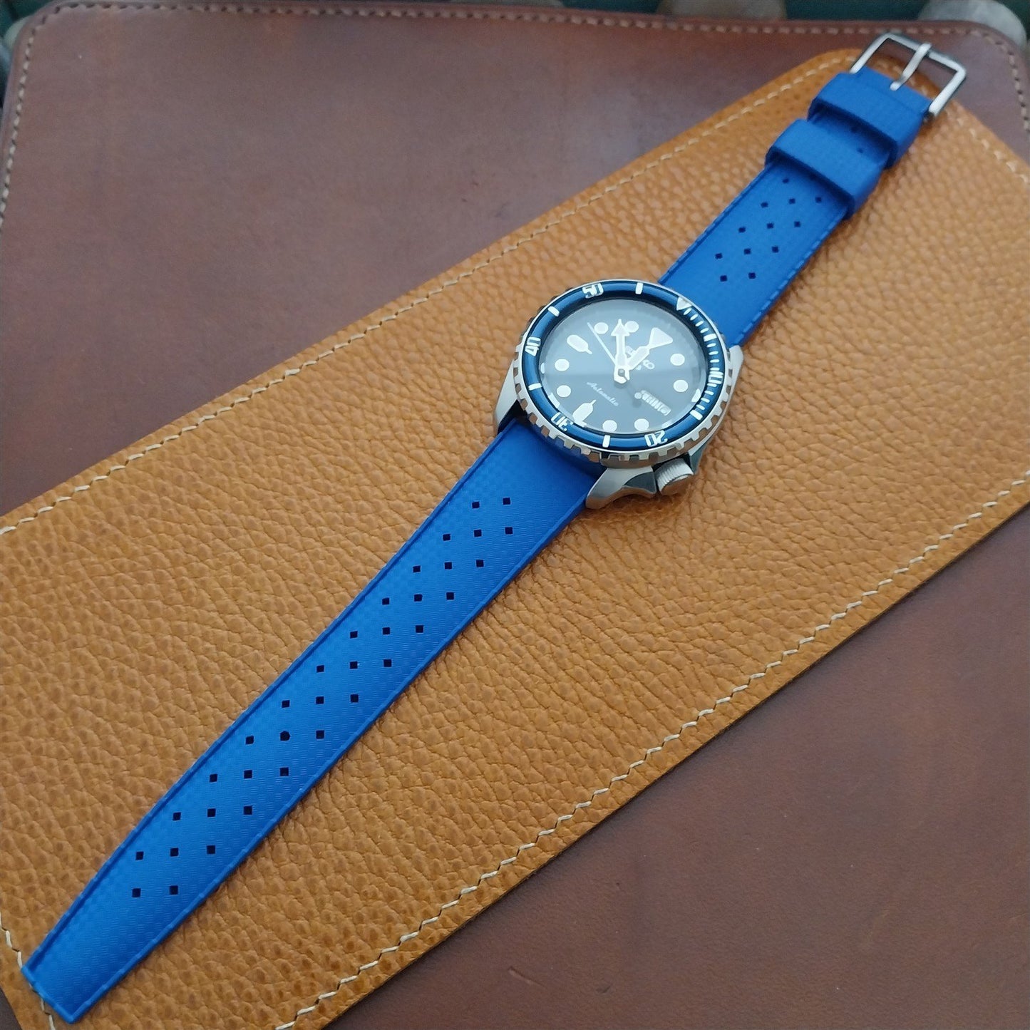 22mm Genuine Tropic Current Production Royal Blue Diver Watch Strap
