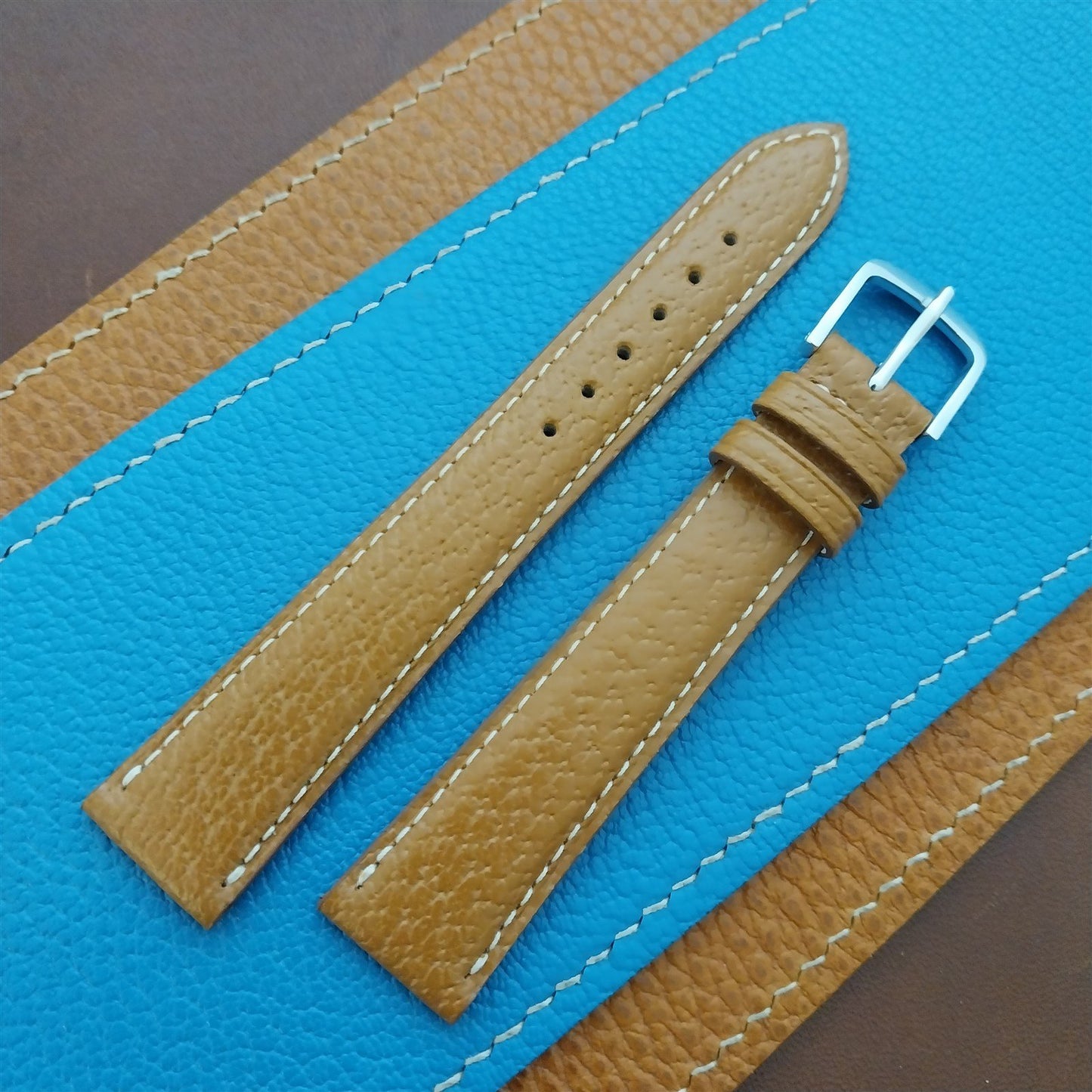 17mm Fleurus France Pigskin Slim Tapered 17/14 Watch Strap