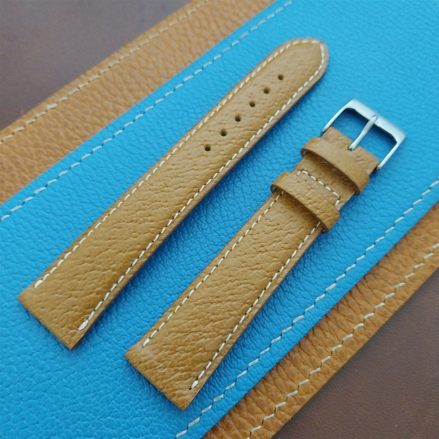 18mm Fleurus France Pigskin Slim Tapered 18/16 Watch Strap