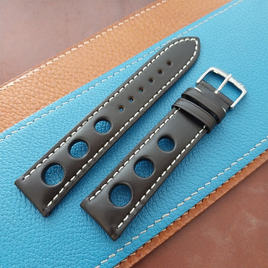 20mm Rios Rally Mocha Brown Kaluga Leather Unused Tapered 20/18 Watch Band